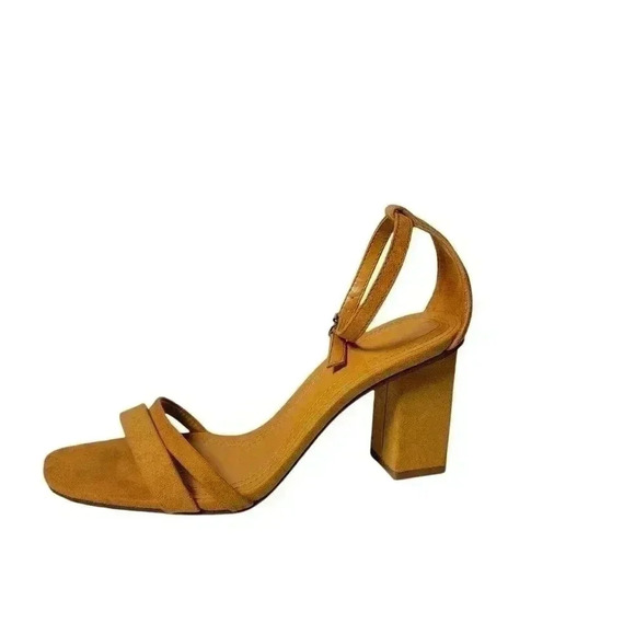 New Bershka Women's Open Toe Block Kitten Heels Dress Sandals Fall - Picture 2 of 11